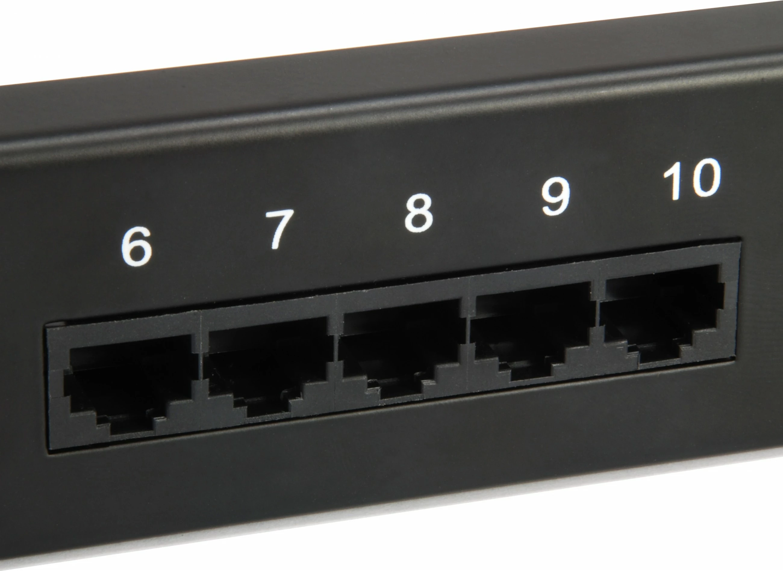 Patch panel ISDN 25 vrat, Cat3, 1U, za vgradnjo v rack, črn Equip