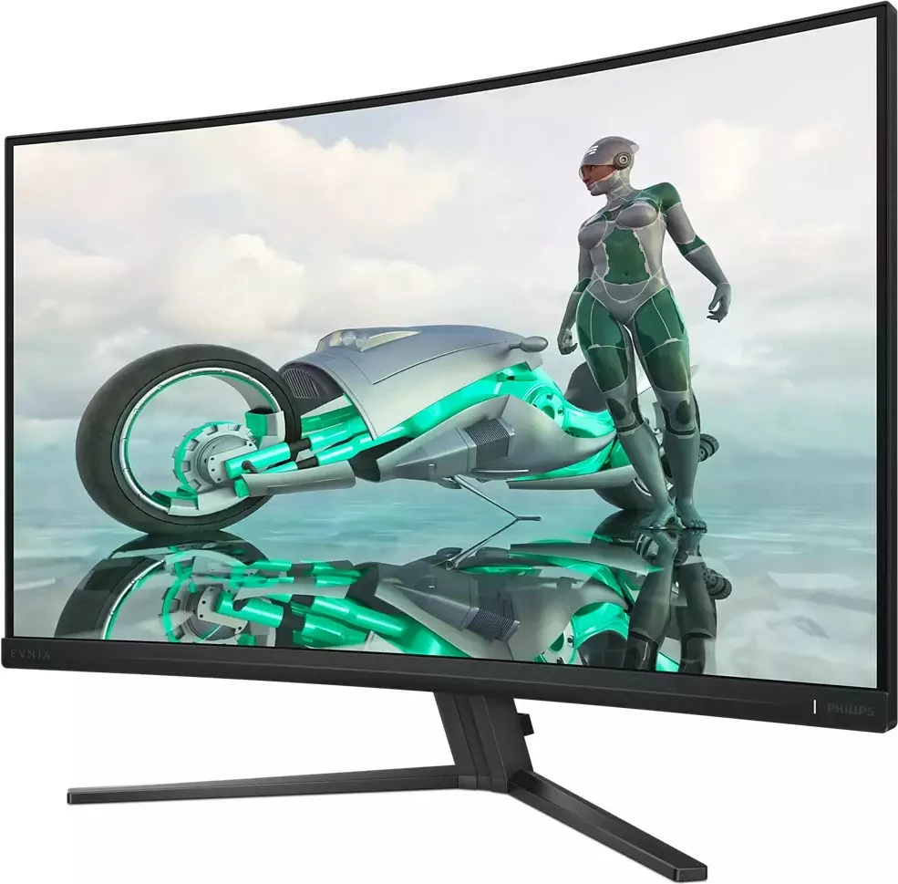 Ukrivljen 32-palčni QHD monitor, 180 Hz, siv, Philips 32M2C3500L