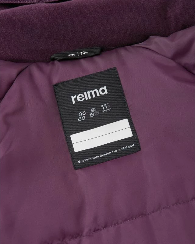 Zimski kominoshe za otroke Reima, vijoličen