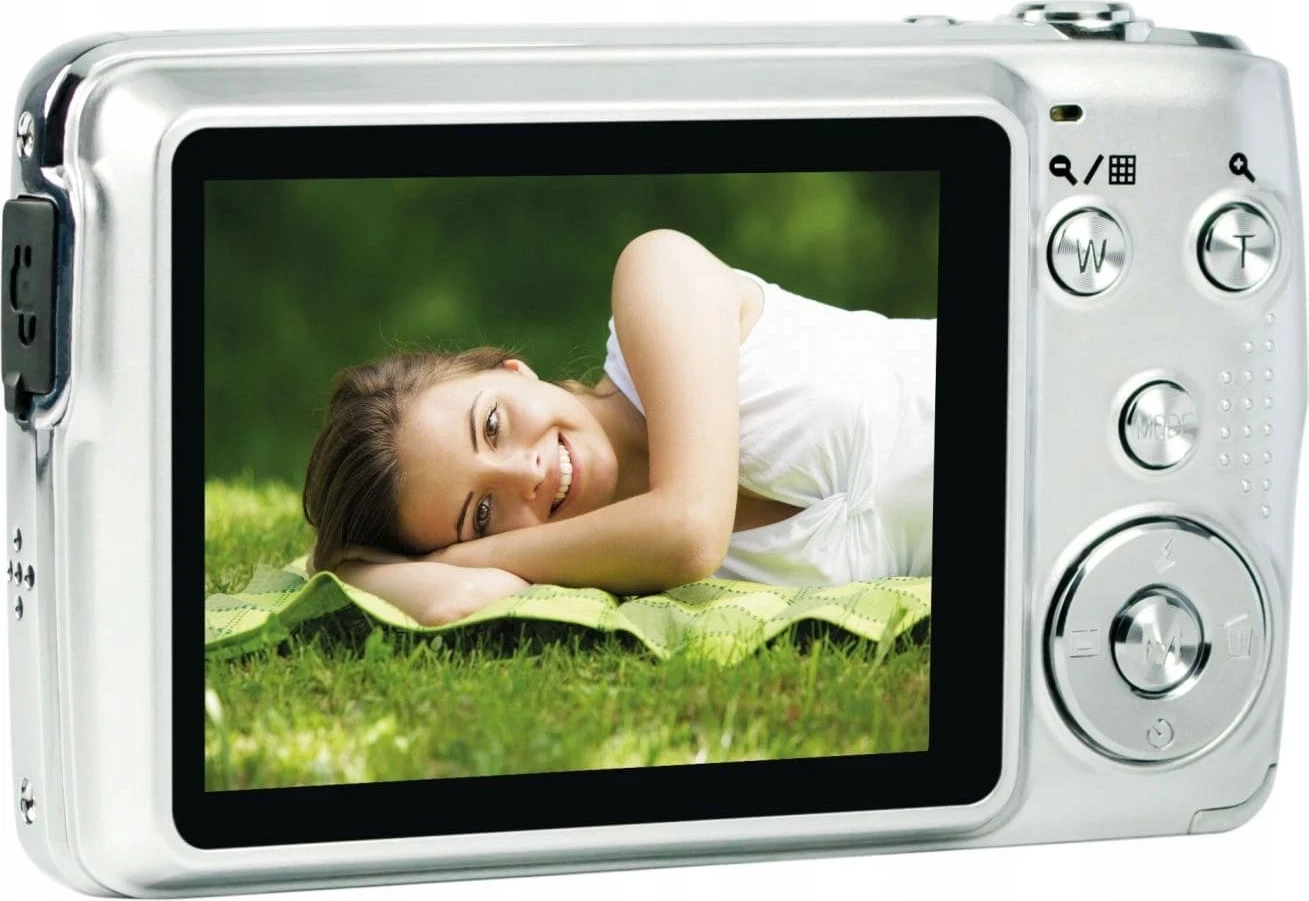 Kompaktna kamera AgfaPhoto DC8200, srebrna