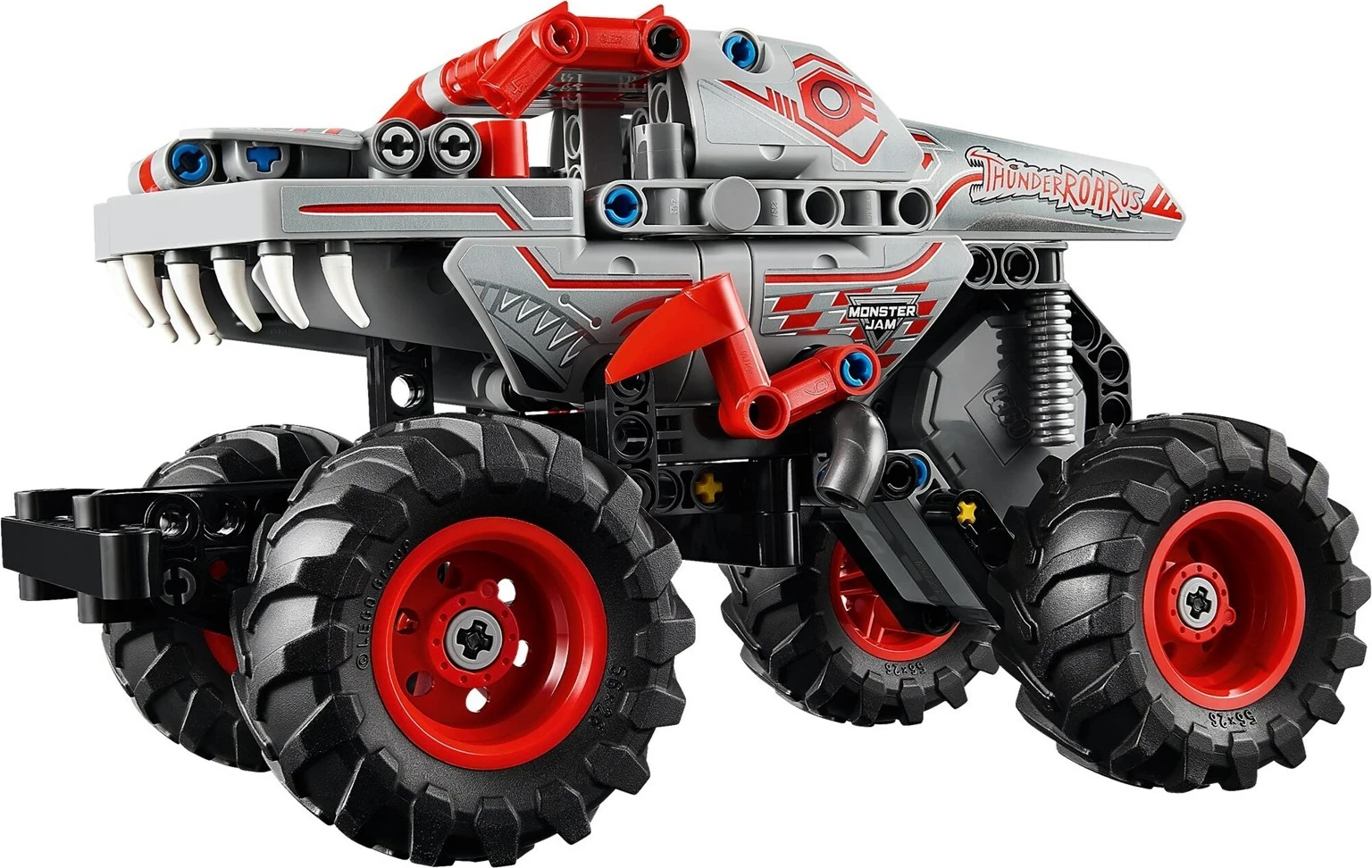Mekanizem za vleko Lego Technic 42200, za otroke 7+, siv in rdeč