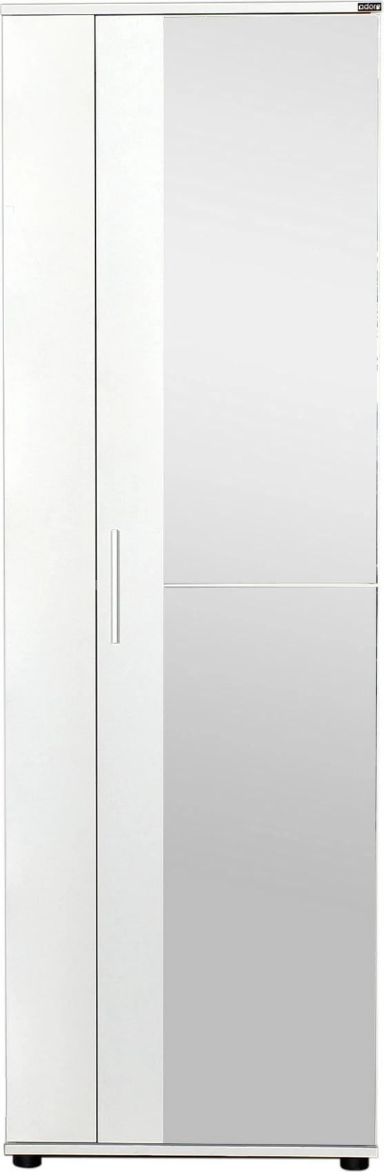 Omara za čevlje z ogledalnimi vrati, bela, Hanah Home, Shc-629-Bb-2