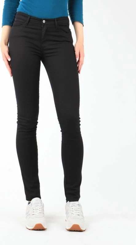 Ozke ženske hlače Wrangler, črne