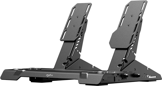 Dirkalne pedale, PXN PD HM BT, zavoro in plin, kovinske, samodejna kalibracija, za Windows 7/8/10/11, z napeljavo