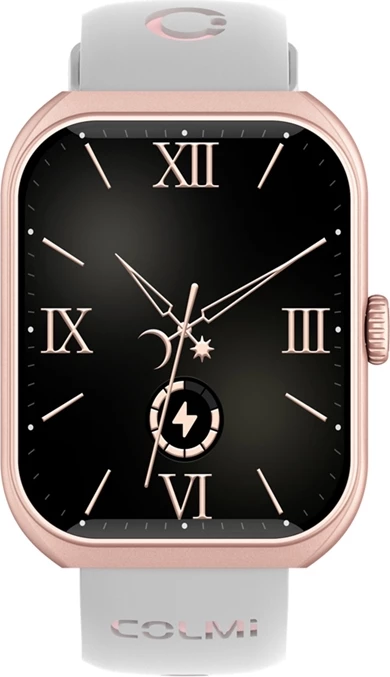 Pametna ura Colmi P86, 1,93" AMOLED AOD, Bluetooth klici, 1ATM, 400 mAh, rožnato zlata