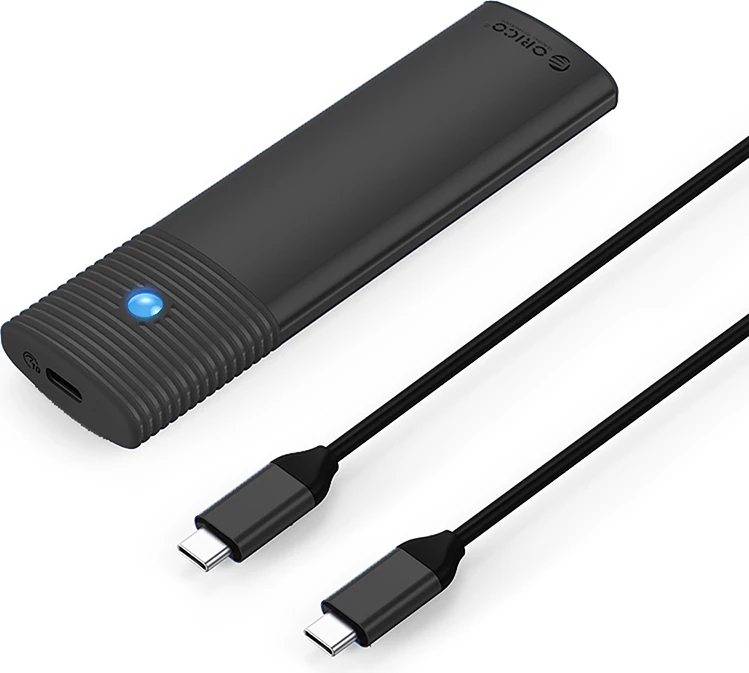 Računalniško ohišje za SSD M.2 NGFF SATA, USB-C 5 Gb/s, črno, Orico PWM2