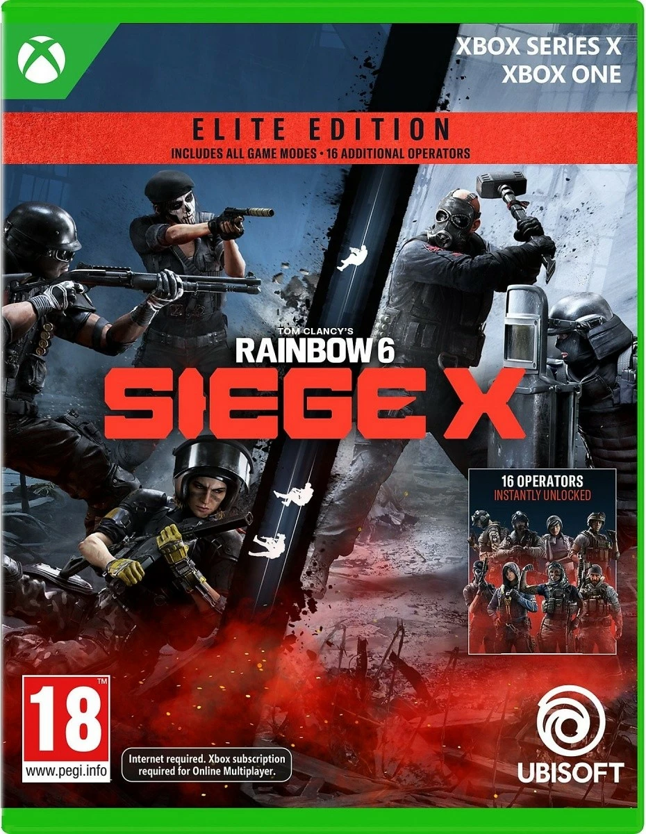 Igra za konzolo Tom Clancy's Rainbow Six Siege X Elite Edition, Ubisoft, Xbox One/Xbox Series X, Blu-ray, angleščina, s podnapisi v poljščini