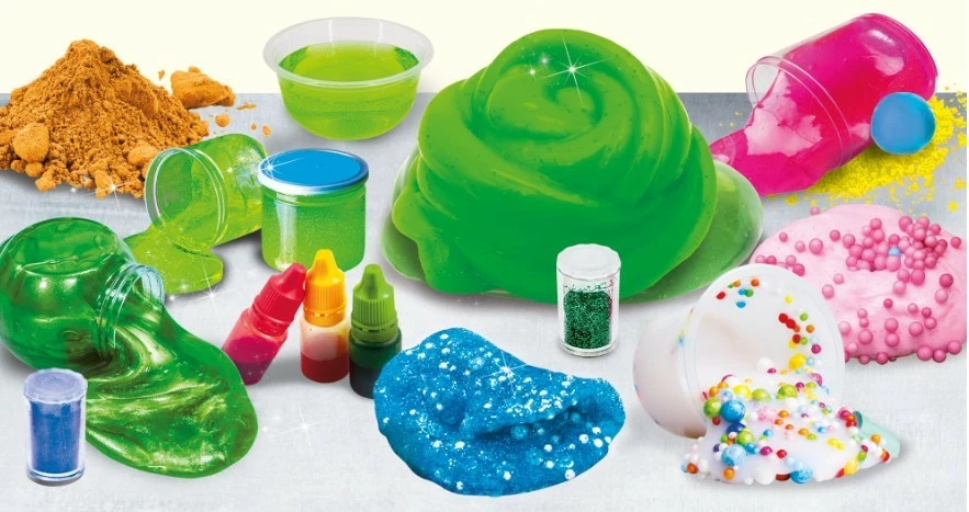 Eksperimentalni komplet za slime Lisciani I'm A Genius - Slime Laboratory, 304-PL93397, več kot 20 vrst, za starost 8+