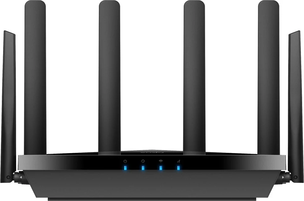 Ruter Cudy P5, 4x LAN priključki, 3x WAN priključki, 4G/LTE, 5G, črn