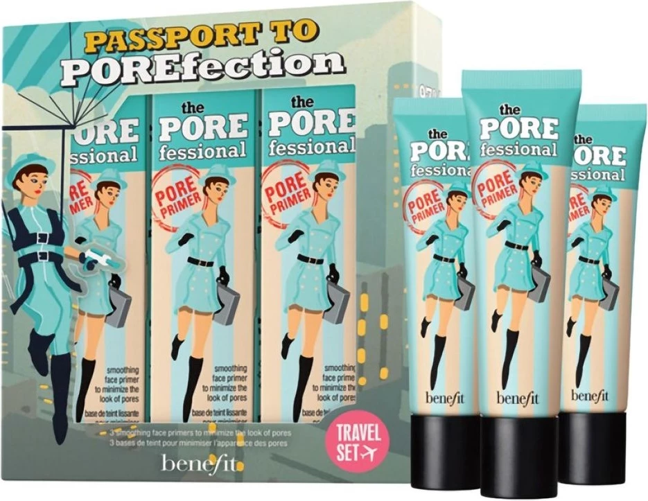 Set tre primarjev za obraz Passport to Porefection Porefessional, Benefit, 3 x 22 ml