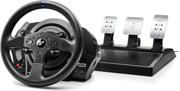 Volan z pedali Thrustmaster T300 RS GT, 1080° rotacija, z žico, PC/PS3/PS4, črn