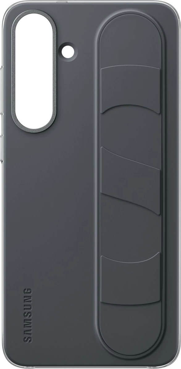 Stojalo/ovitek z ročajem za Samsung Galaxy S25+, črn