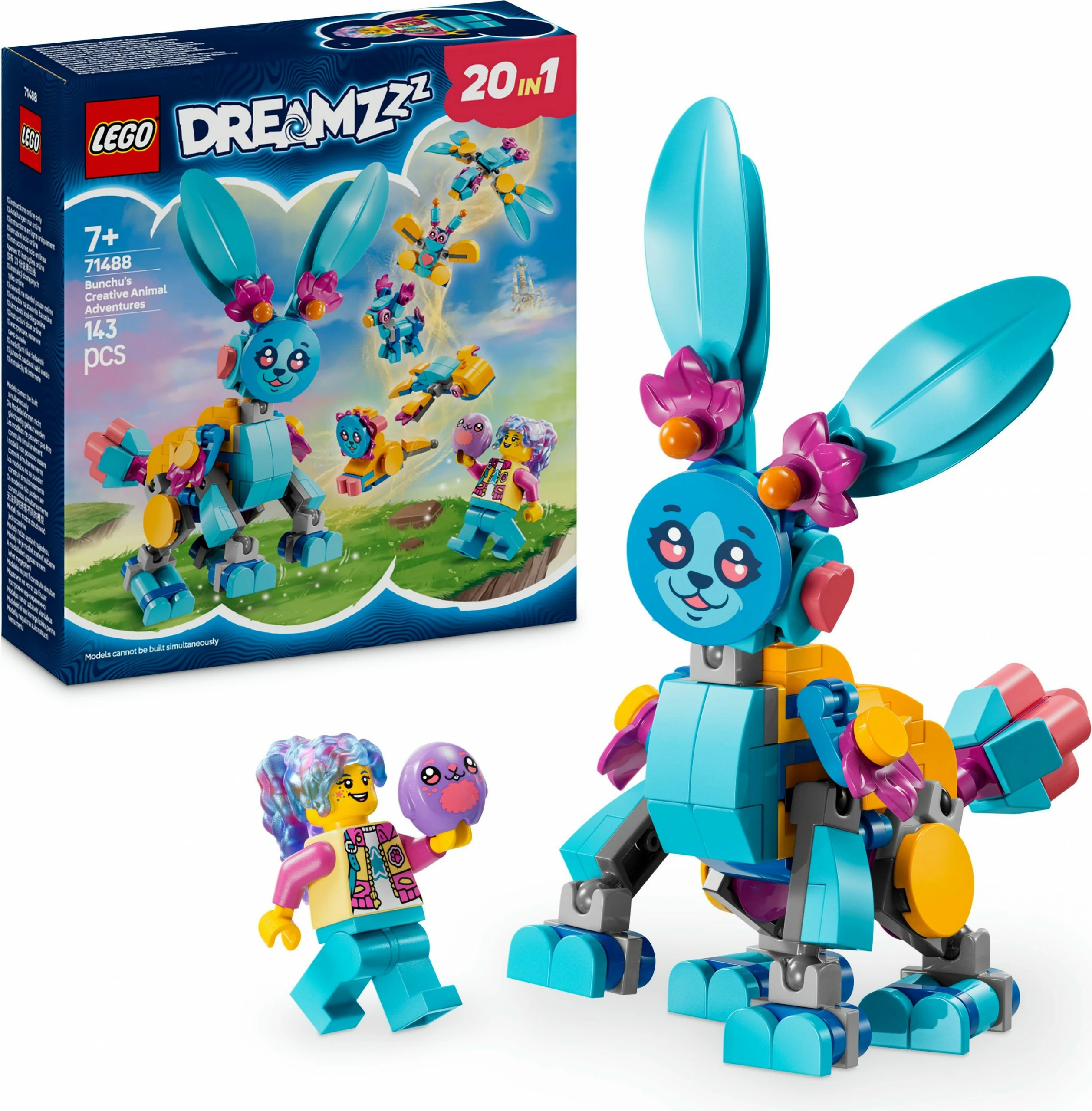 Set za sestavljanje LEGO DREAMZzz 71488, 143 kosa, večbarven