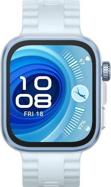 Pametna ura Huawei Watch Fit 4 Pro, modri fluoroelastomerski pašček