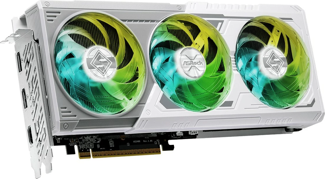 Grafična kartica ASRock Radeon RX 9060 XT Steel Legend, 16GB GDDR6 128-bit, PCIe 5.0, 1x HDMI + 2x DisplayPort