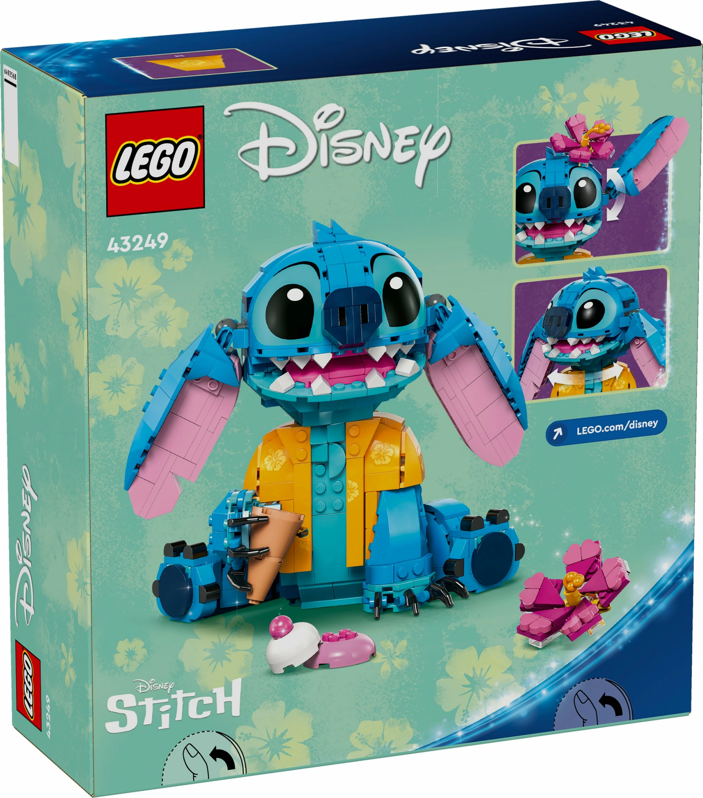Set za sestavljanje Stitch, LEGO, 9+, plastika, 730 kosov, večbarven
