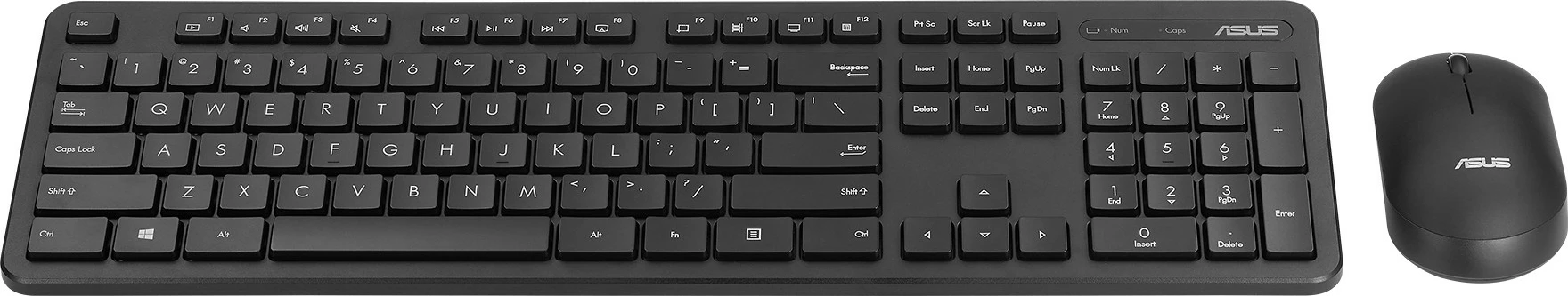 Set tipkovnica-miš ASUS CW100, črn