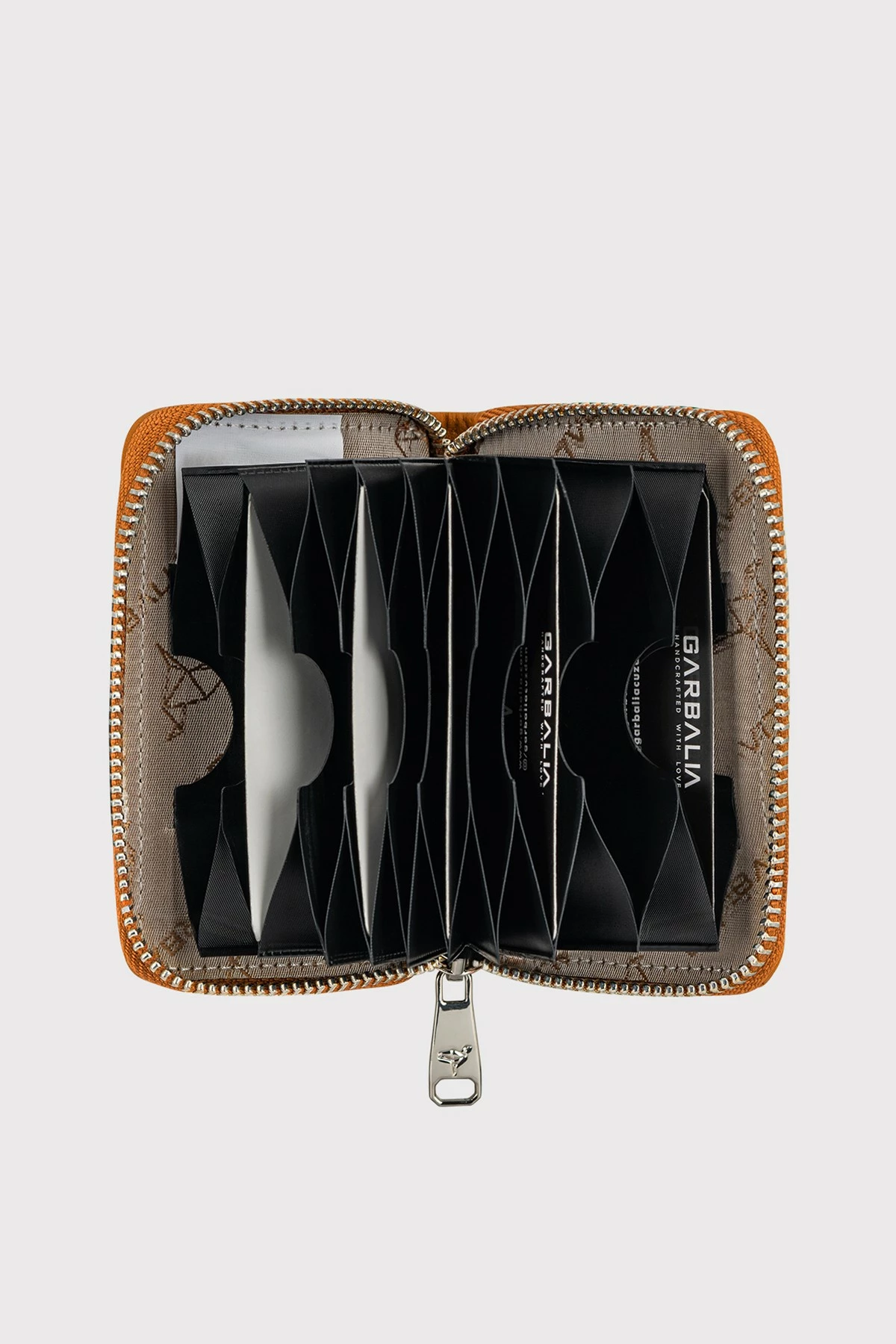 Držalo za kartice iz pravega usnja, gorčično, Zoozie Bags Clovis