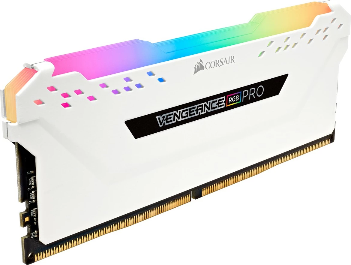 32GB (2x16GB) DDR4 3200MHz pomnilnik Corsair Vengeance RGB PRO, bel