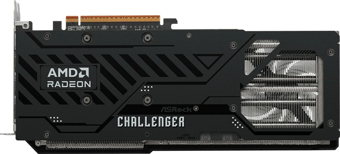 Grafična kartica ASRock Radeon RX 9070, 16 GB GDDR6, PCI Express x16 5.0, črno-siva