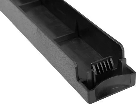 Pokrovni panel 19" 1U, plastičen, črn - LANBERG