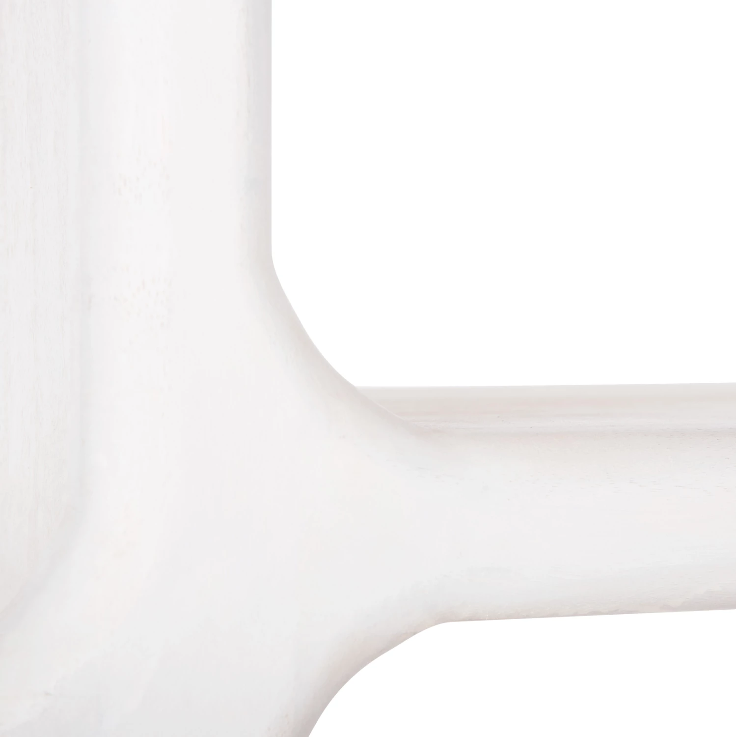 Knjižna omara HANDYR FH9707 iz masivnega mangovega lesa v beli barvi 100x35x165Hcm