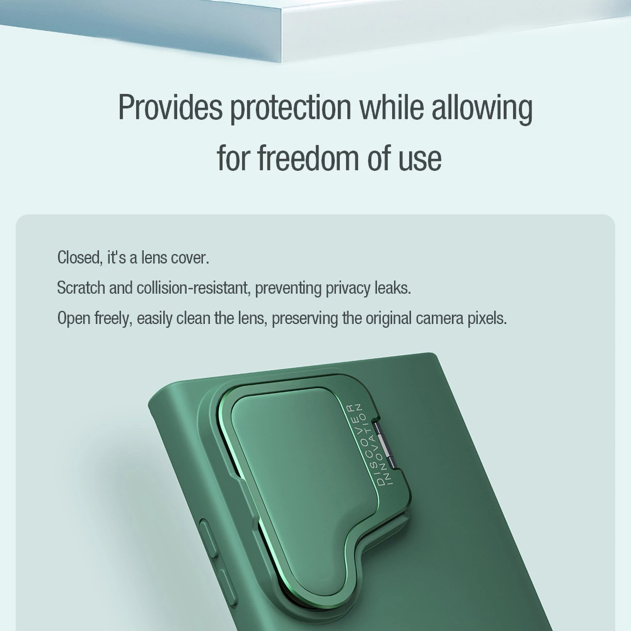 Zaščitni silikonski ovitek CamShield Silky Prop Nillkin za Samsung Galaxy S24 Ultra, črn