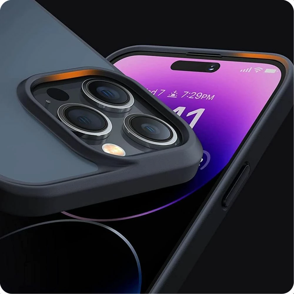 Prozoren/črn zaščitni ovoj MagMat Tech-Protect za Nothing Phone 3A