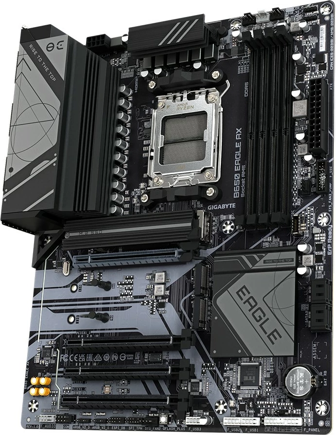 Plošča Gigabyte B650 EAGLE AX, Socket AM5, ATX, 4x DDR5, Wi‑Fi 6E, črna