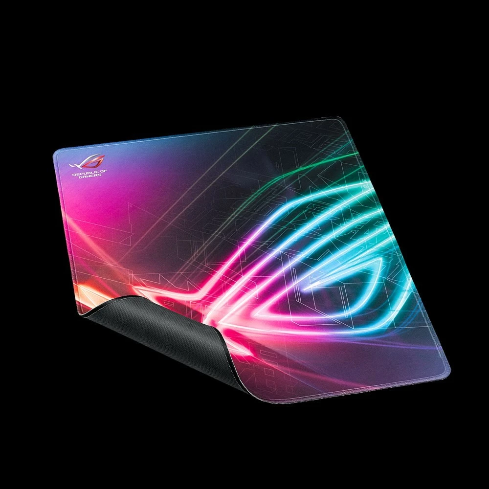 Gaming podloga za miško ASUS ROG Strix Edge, večbarvna, 450x400 mm, guma, protizdrsna