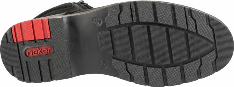 Zimske čevlje Rieker za moške, črni