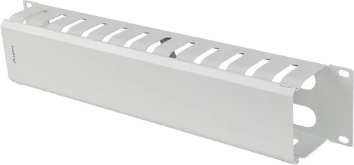 Organizator kablov Lanberg 19'' 2U s pokrovom tip A, siv