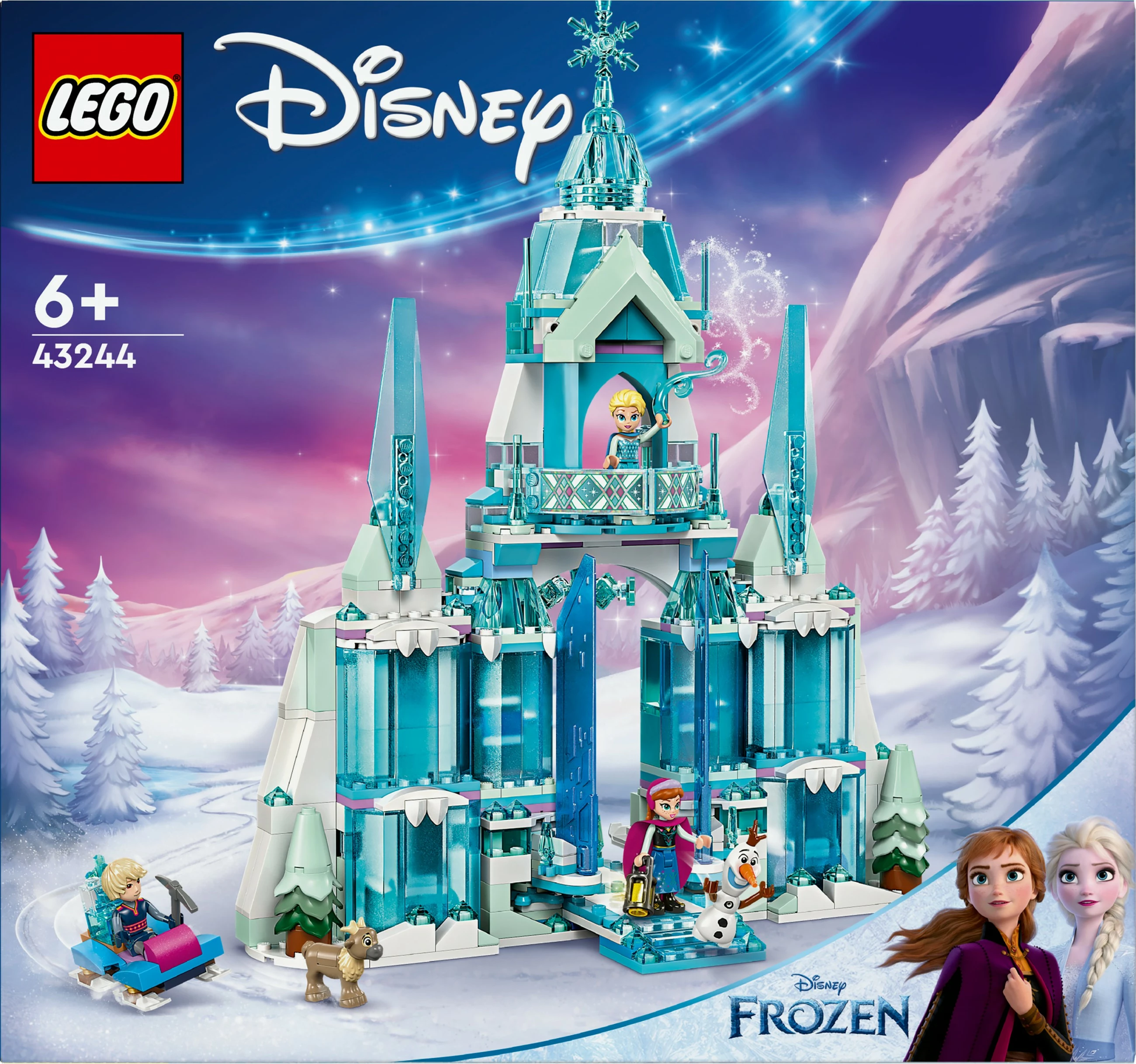 Gradbeni komplet, Elsin zimski grad (Frozen) Disney Princess 43244, večbarven