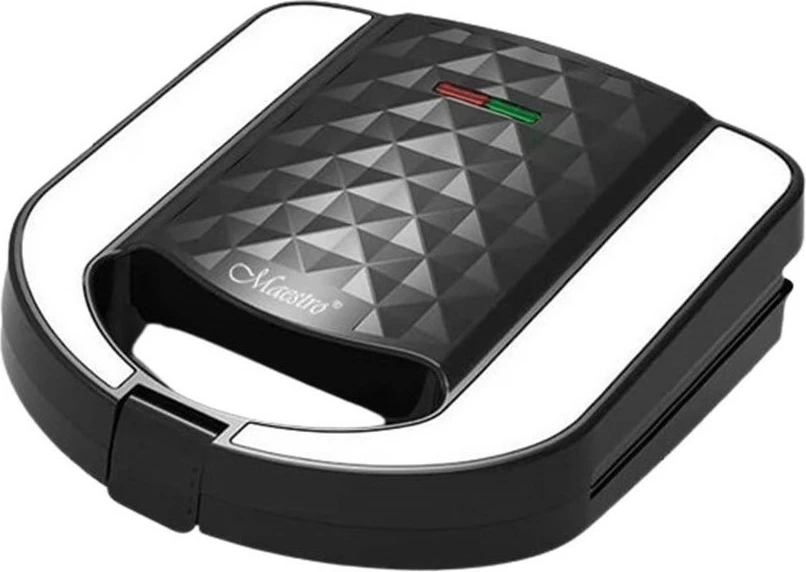 3-v-1 sendvič toster, Feel-Maestro MR-709, 750 W, črno/srebrn, z zamenljivimi nelepljivimi ploščami