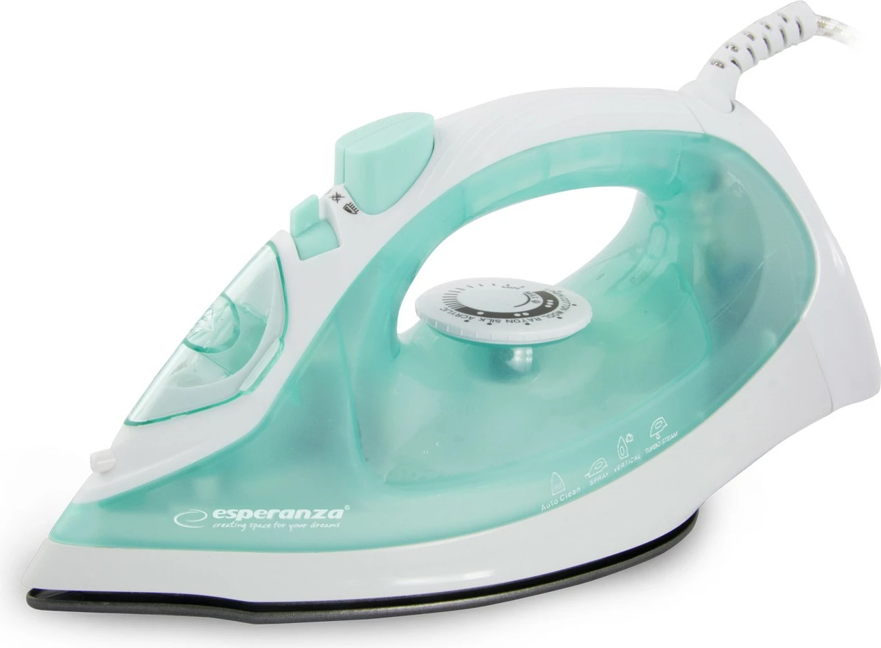 Parni likalnik Esperanza Silk EHI005, 2200 W, turkizna
