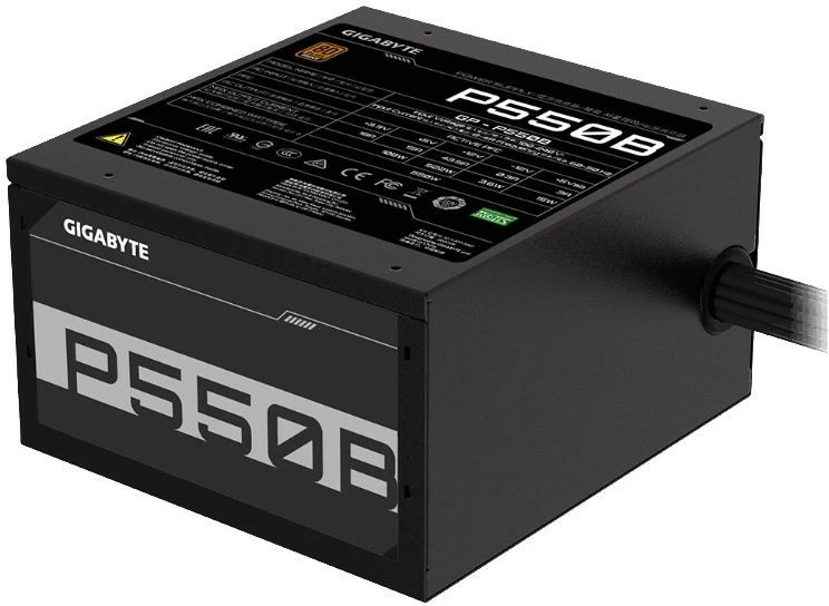 Napajalnik 550W, 80 PLUS Bronze, ATX, črn - Gigabyte GP-P550B