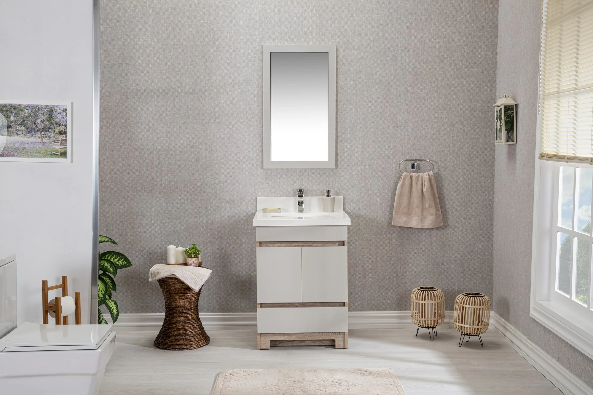 Kopalniško pohištvo (2 kosa), Skye Decor, Echo 24, hrast