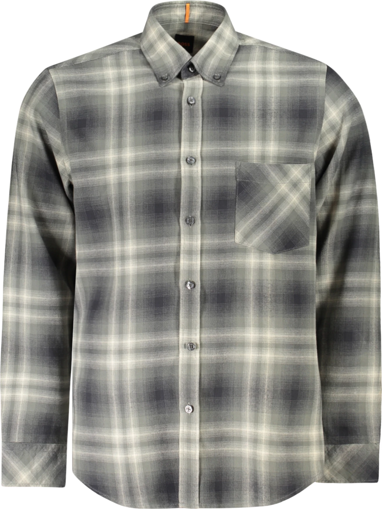 Srajca z dolgimi rokavi za moške, zelena, BOSS