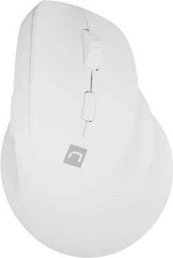 Vertikalni miš Natec Crake 2, Bluetooth, 2400 DPI, bel