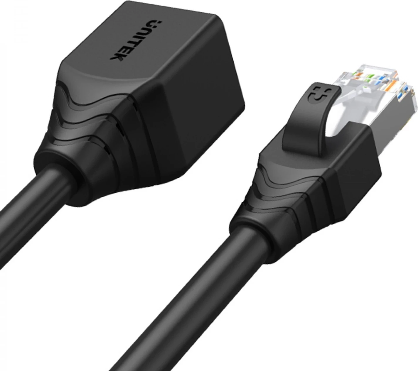 Zgostilec UTP, Unitek 0,5 m, črn