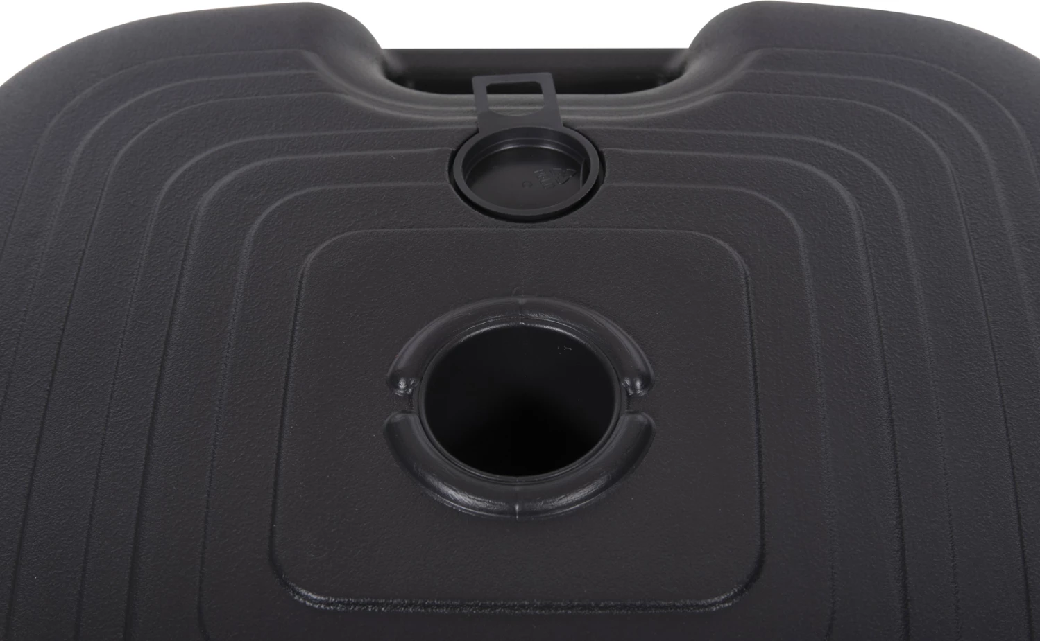 Plastično stojalo za dežnik z ročajem SOLBAS FH6112.02 antracitna barva - za drog 20/38mm 45x11Hcm