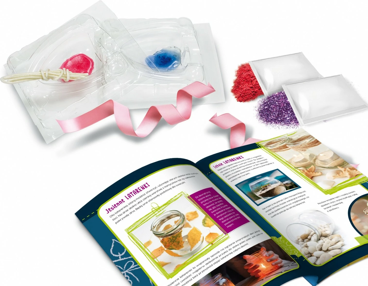 Znanstveni komplet za izdelavo večbarvnih sveč, Lisciani I'm a Genius Candle Workshop