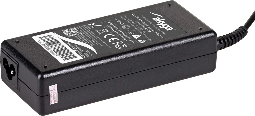 Notranji polnilnik Akyga AK-ND-18, 90 W, črn