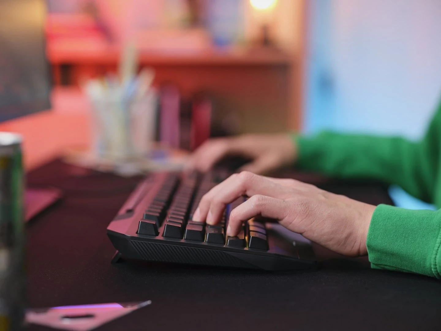 Gaming tipkovnica GXT 836 Evocx, USB, QWERTY, US English, črna