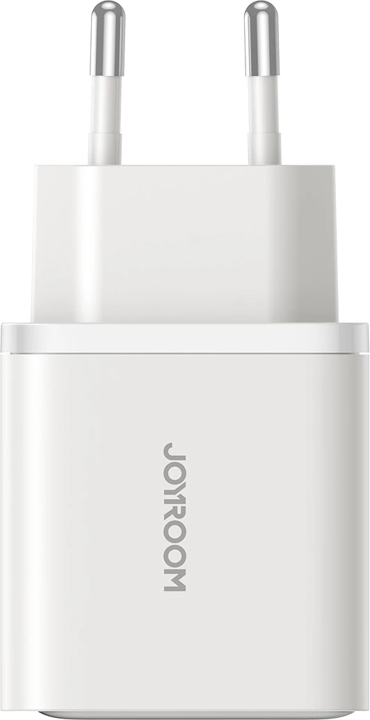 Stenski polnilec Joyroom JR-TCF15, 30W, USB-C/USB-A, 2 vrata, EU vtič, bel