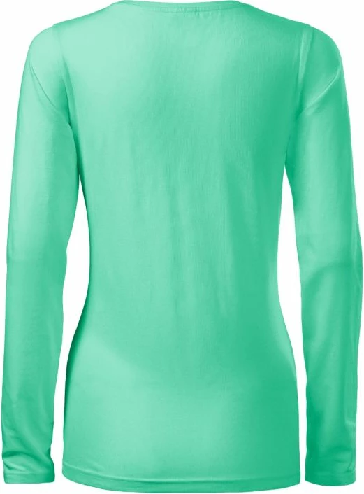 Dolga majica z dolgimi rokavi Malfini za ženske, zelena
