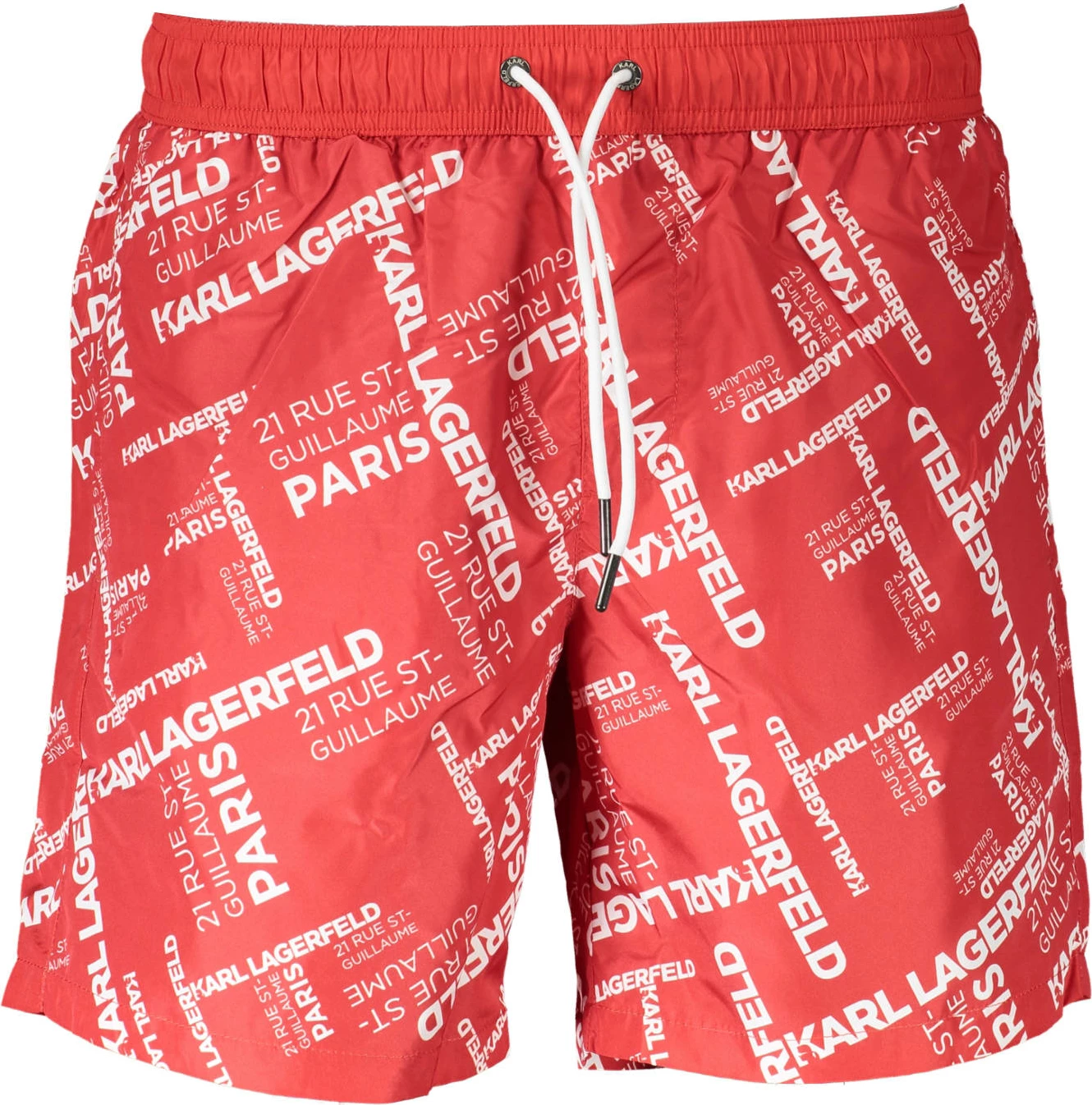Moške kopalne spodnjice KARL LAGERFELD BEACHWEAR, rdeče
