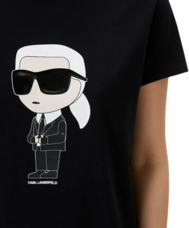Majica za ženske Karl Lagerfeld, črna