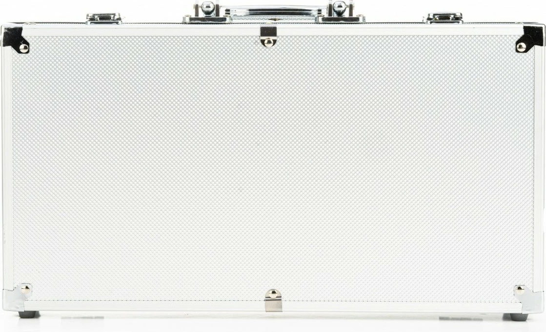 Set za poker Maverick, 300 žetonov, 2 kompleta kart, 5 kock, večbarven, z aluminijastim kovčkom