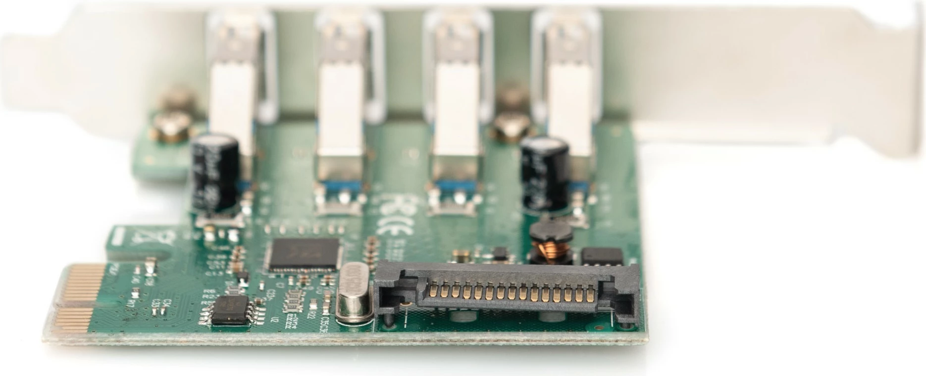 Razširitvena kartica PCI Express 4-portna USB 3.0 Digitus, žična, 5000 Mbit/s